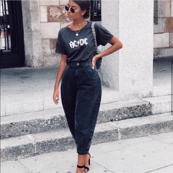 Zara Denim - Zara grey slouchy baggy jeans bloggers fav 12 44